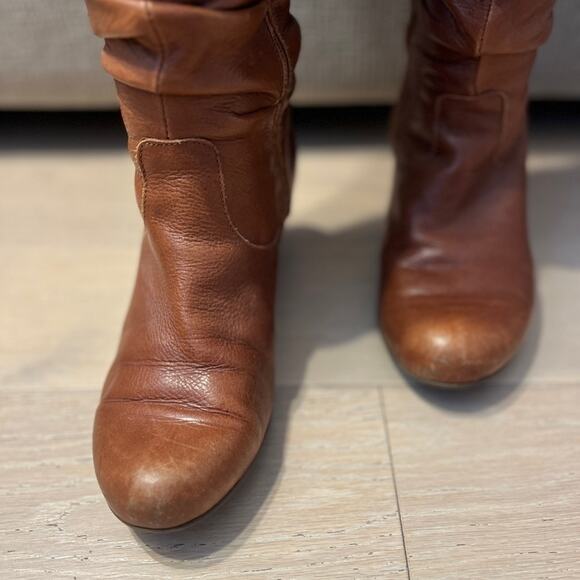 WEB Shoemakers by Eric Michael Brown Leather Slouchy Knee Boots EU 38 US 7.5‌‌‍‍ - Picture 4 of 12